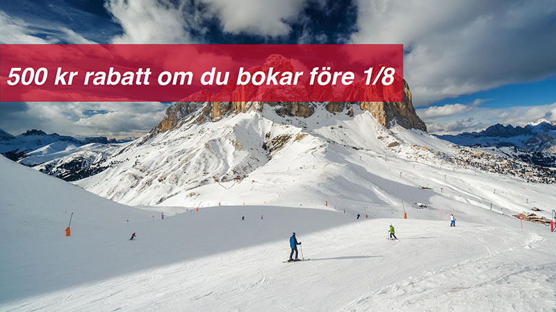 Skidresa. Predazzo Dolomiterna 9 dagar  2025
